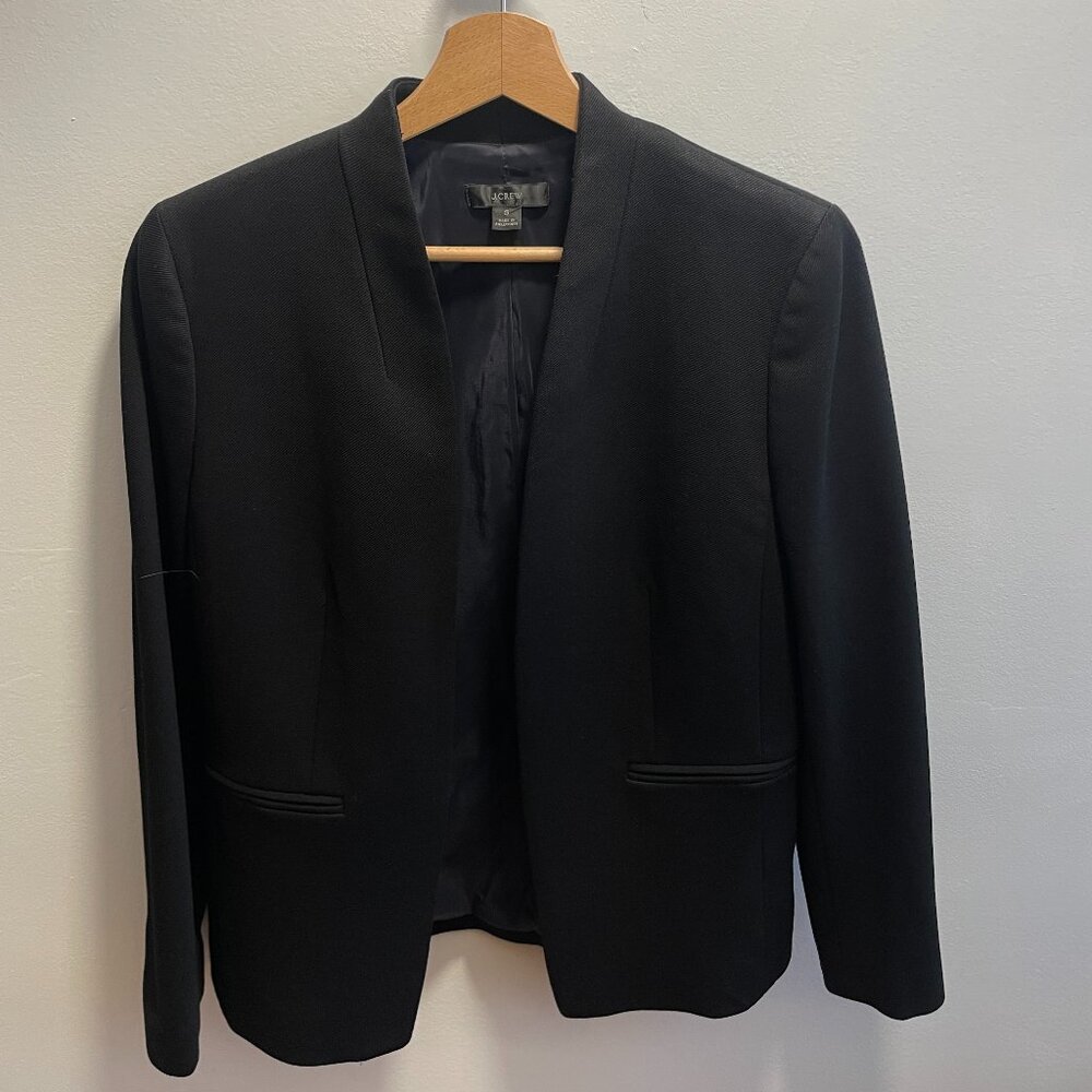 J Crew Going-Out Stand Collar Blazer